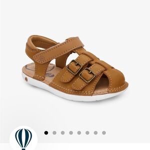 Stride Rite Reign Tan Leather Sandals